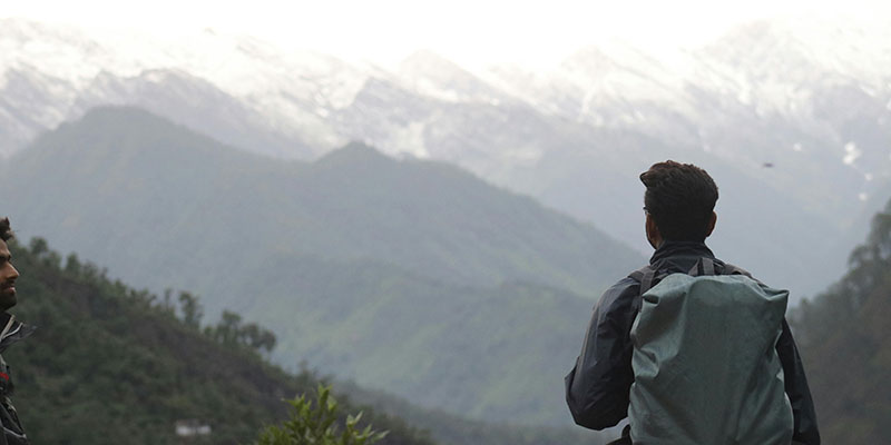 Kheerganga trek trail in Parvati Valley Himachal Pradesh